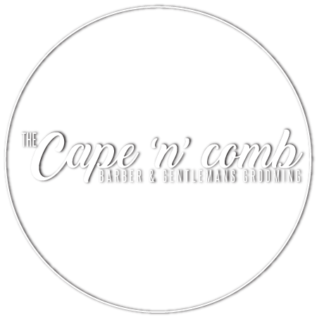cape n comb holding logo